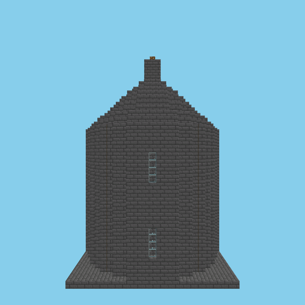 A-bare octagonal chapter house side view