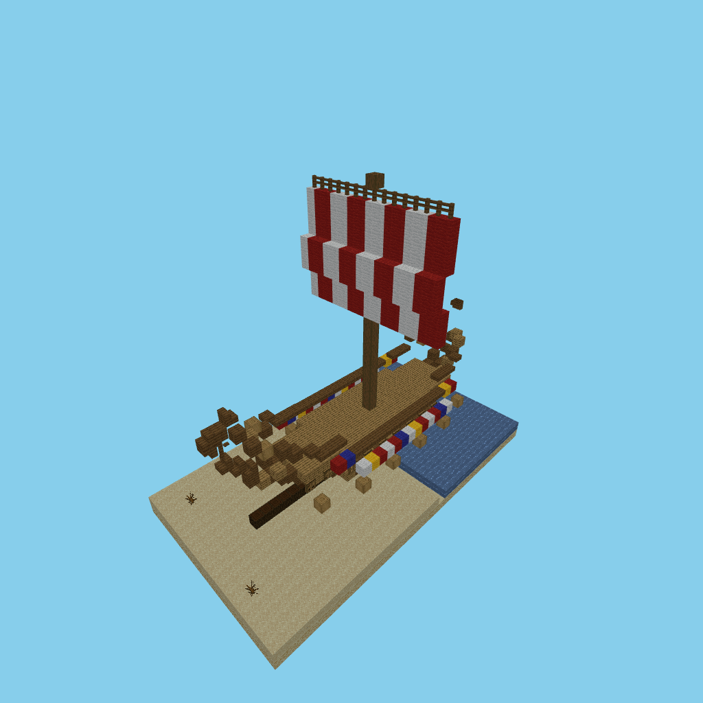 longship_indexed_192110, isometric render