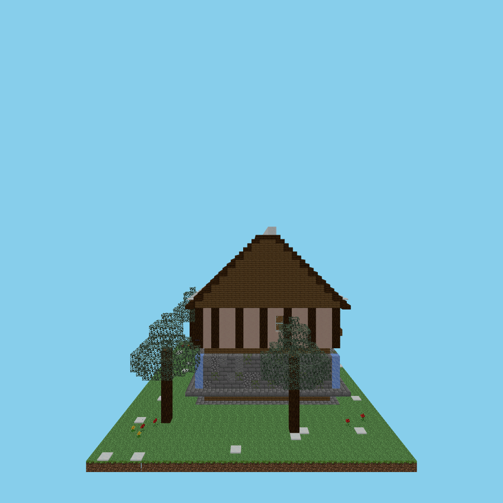 [autoeval indexed] alpine chalet side view