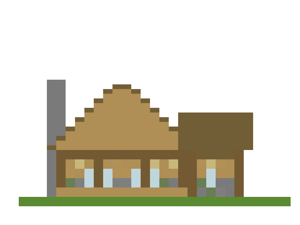 Cozy Medieval Cottage front view