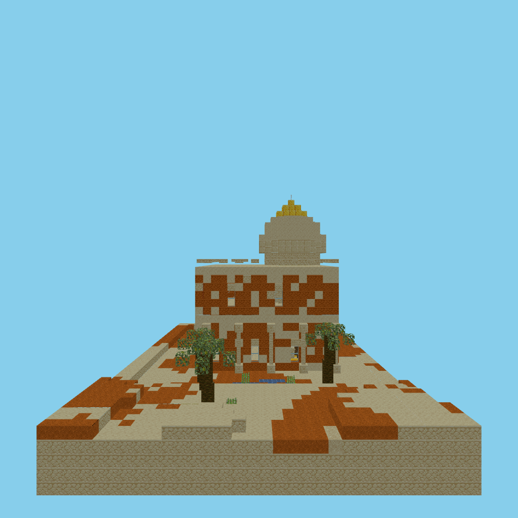 Desert oasis trading post (indexed) side view