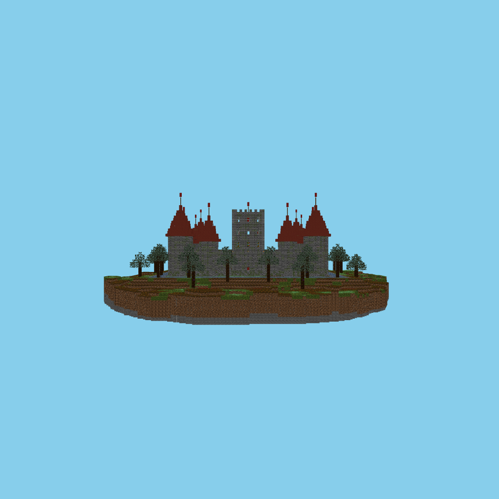 Fortaleza modular paramétrica front view