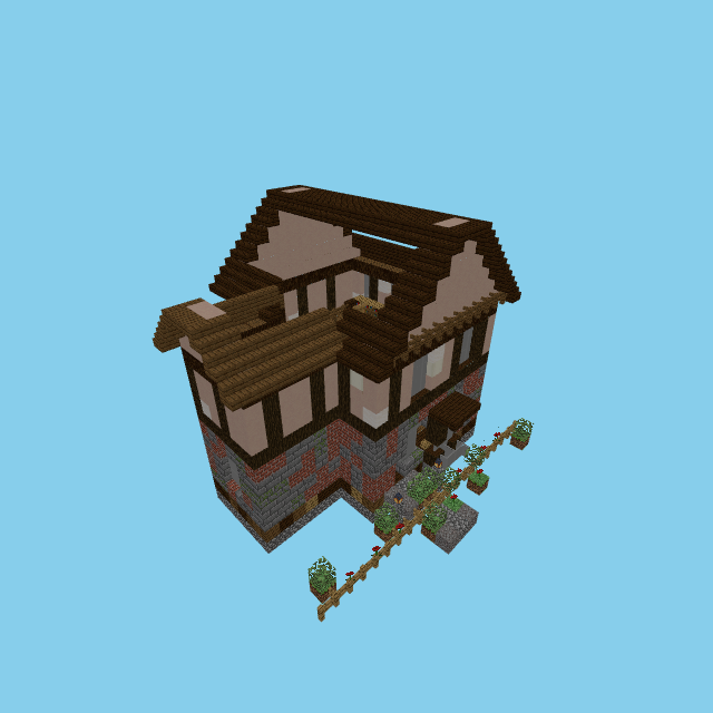Exterior (cross-gable + bay)