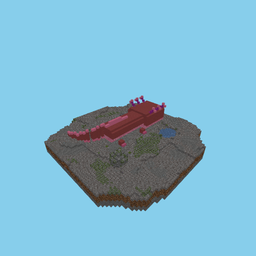 Riverbed scene