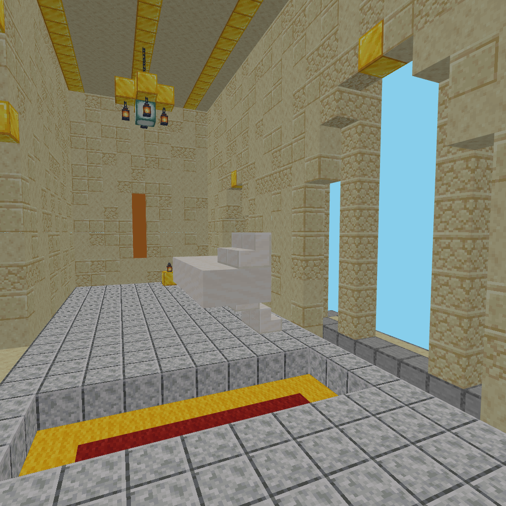 Lobby & chandelier