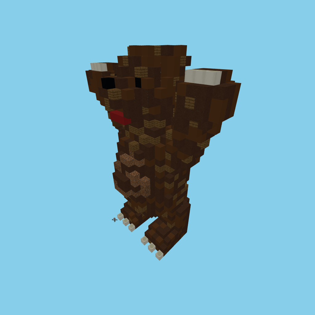 Rearing bear