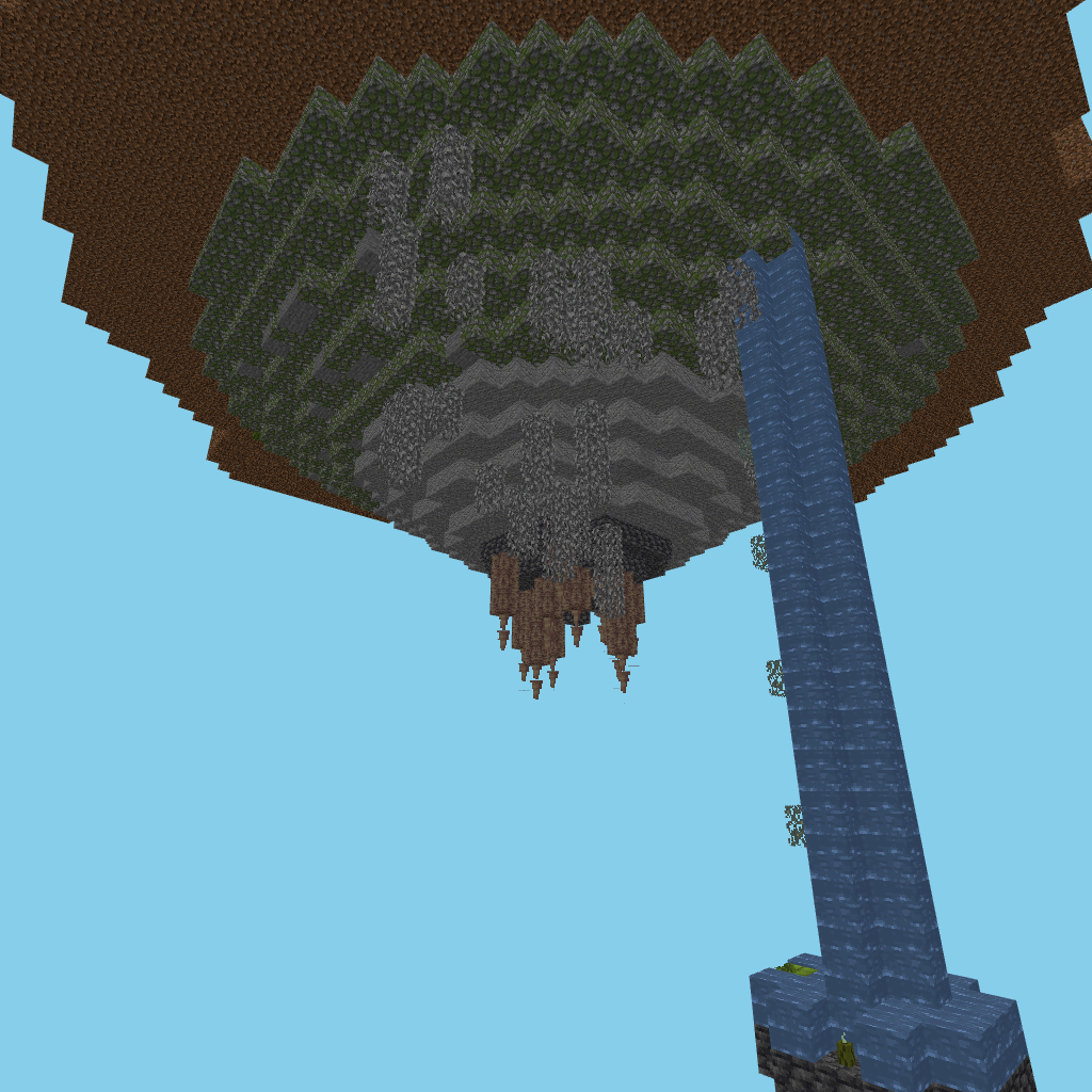 Stalactite underside
