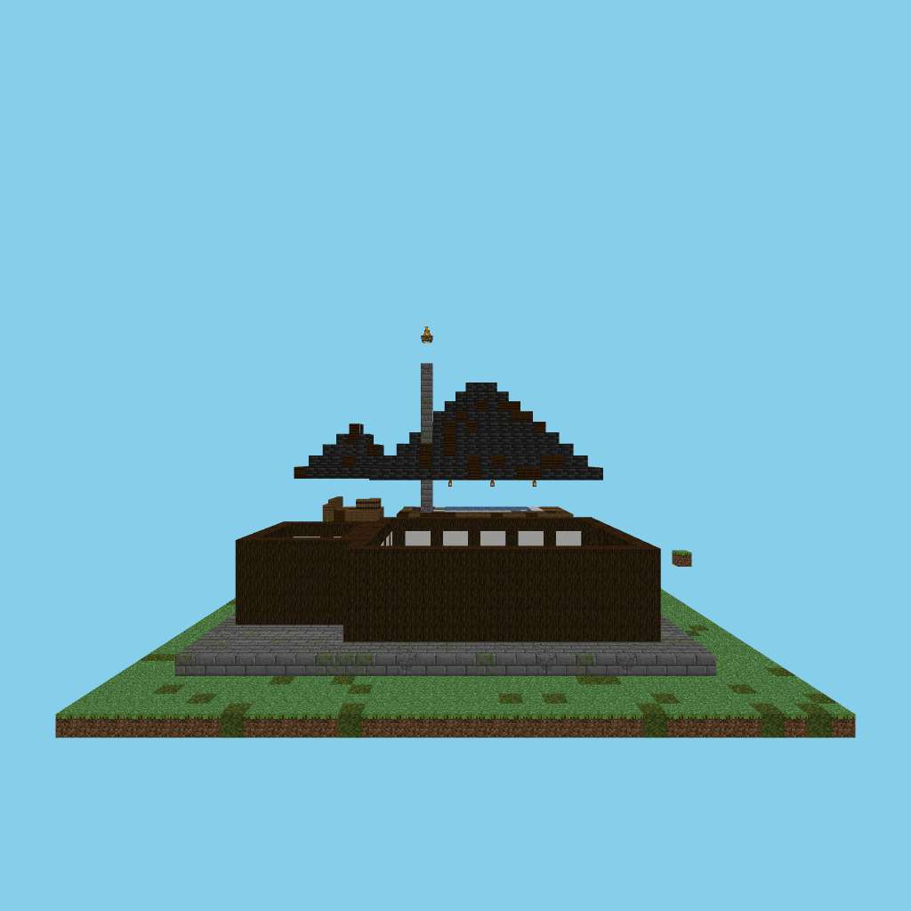 Front + roof