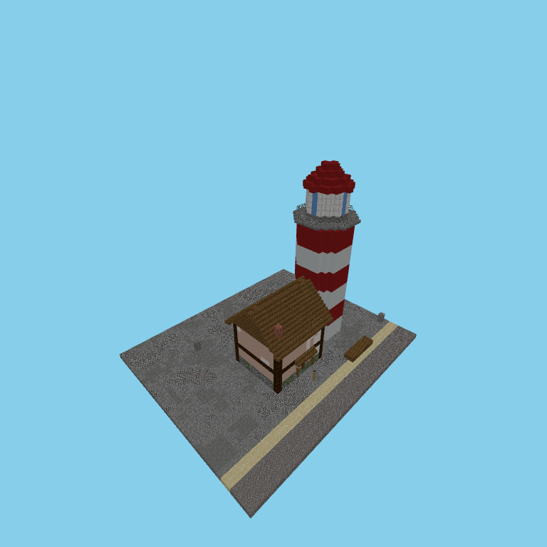 Octagonal lighthouse station