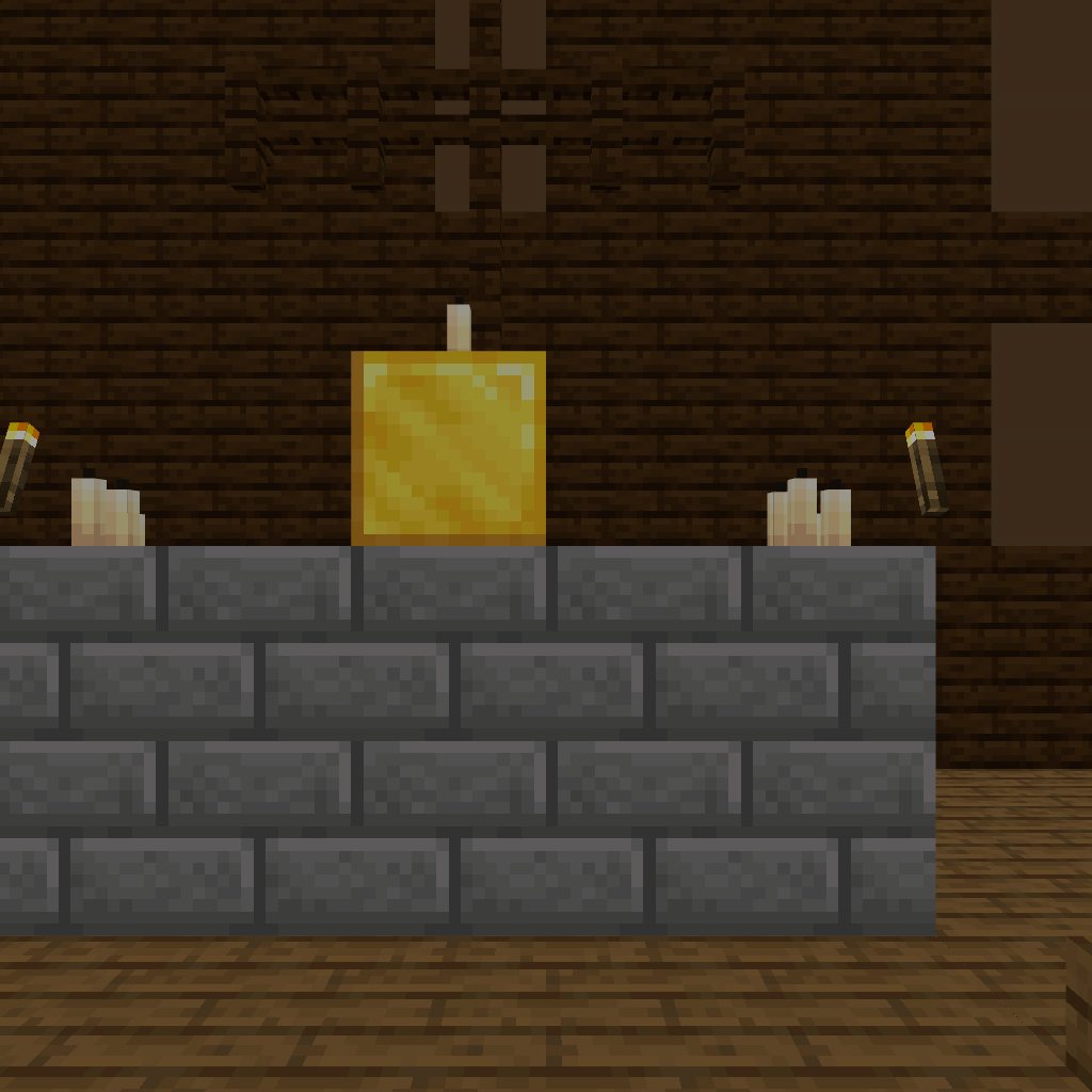 Altar with candles