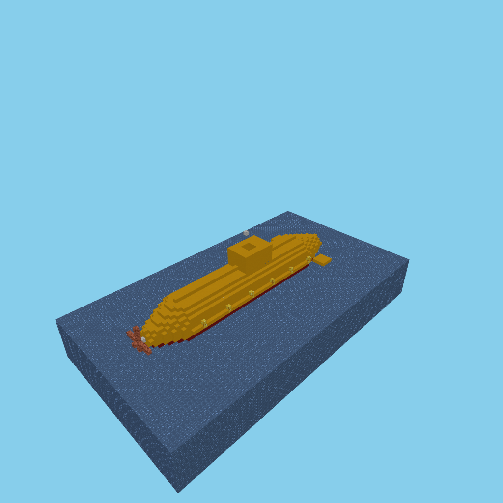 Submarine at sea