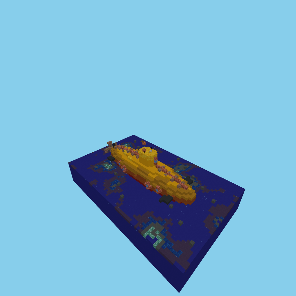 Vintage yellow submarine